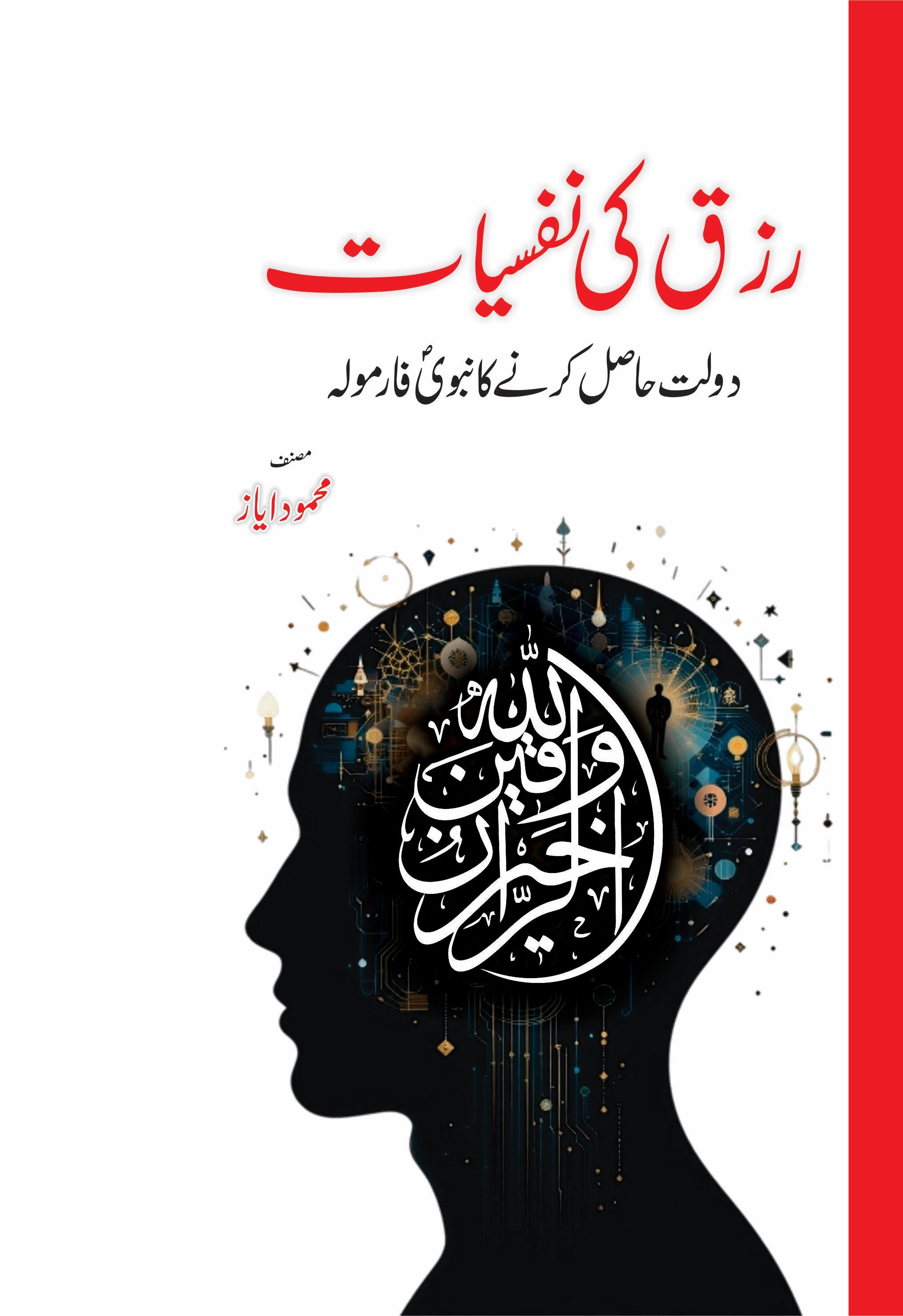Book presenting the Nabawi formula for earning wealth with spiritual fulfillment — including peace, health, purpose, and divine blessings."