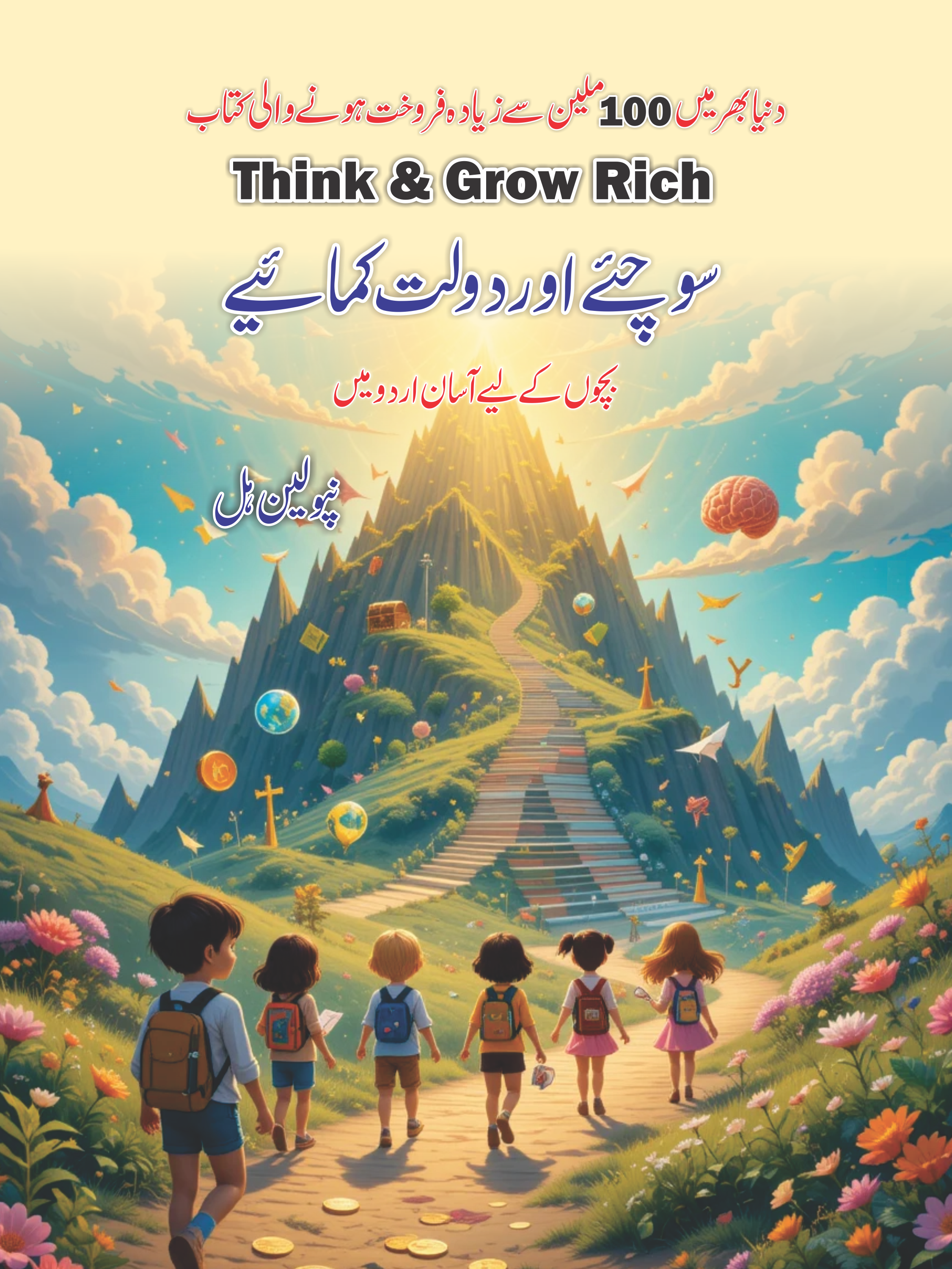 Urdu version of Think and Grow Rich for kids – a simplified book teaching success, confidence, and goal-setting in easy language