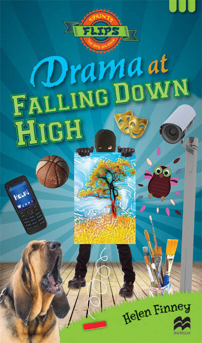 Drama at Falling Down High (Four Color Illustrated) By John Parker