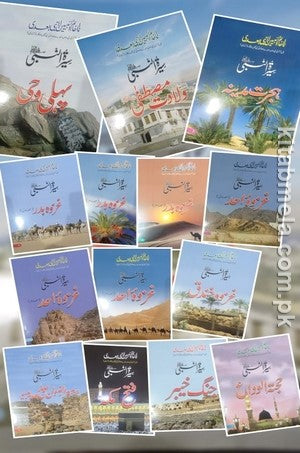 Seerat Un Nabi SAW Series of 14 Books Set For Kids (4 Colors Illustrated)